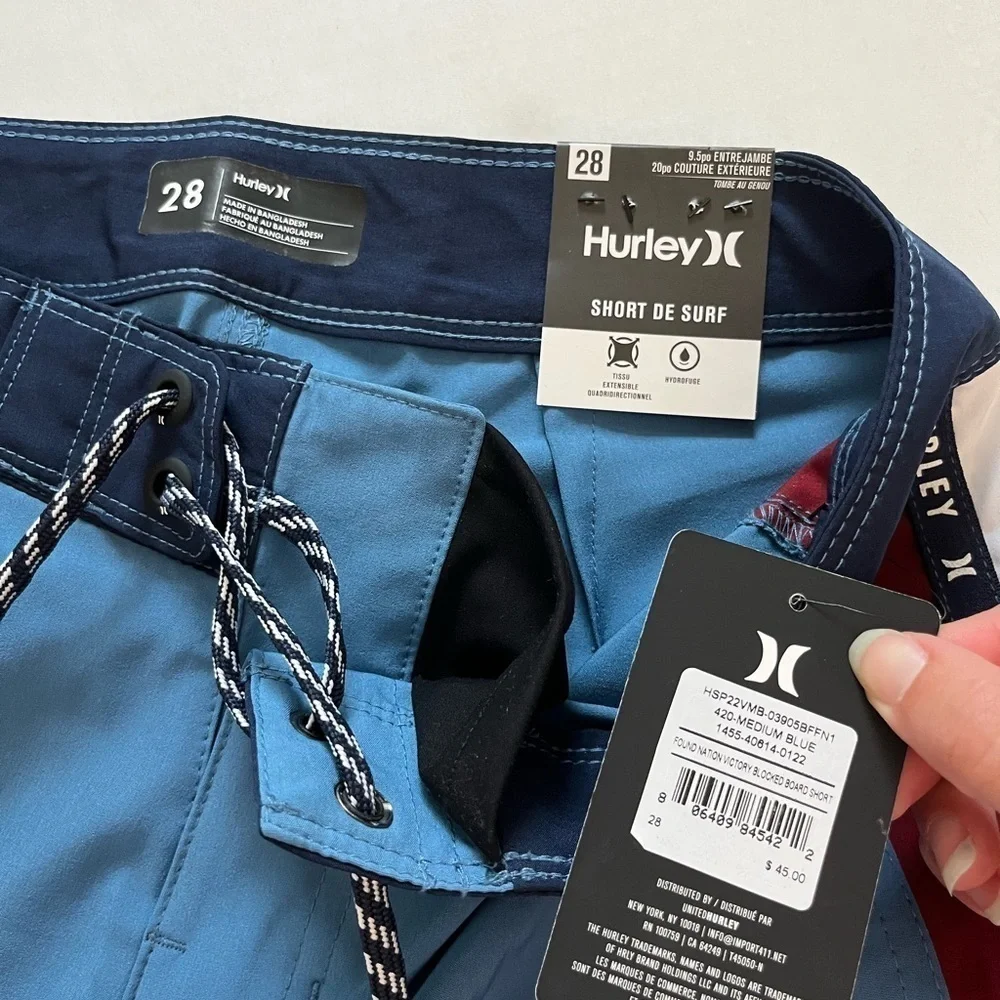 Hurley NWT Boardshorts medium blue